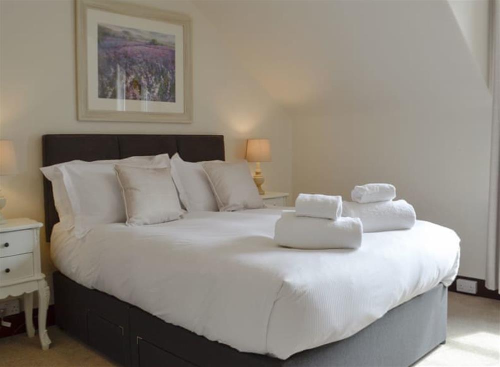 Comfy double bedroom at Blair Terrace in Portpatrick, near Stranraer, Wigtownshire
