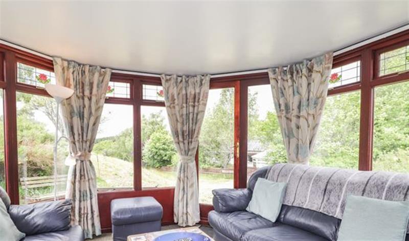 The living room at Blairgorm Croft, Grantown-on-Spey