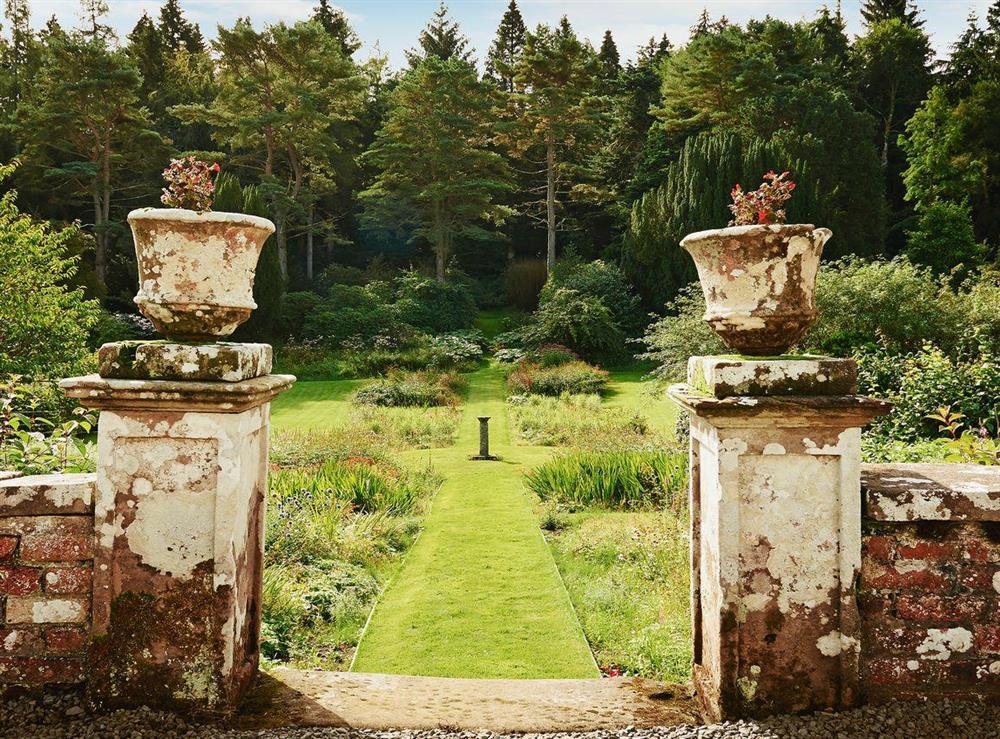 Blairquhan Castle walled garden at Cunninghame Cottage, 