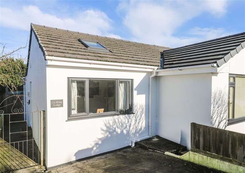 Outside Blake Lodge at Blake Lodge, Crantock