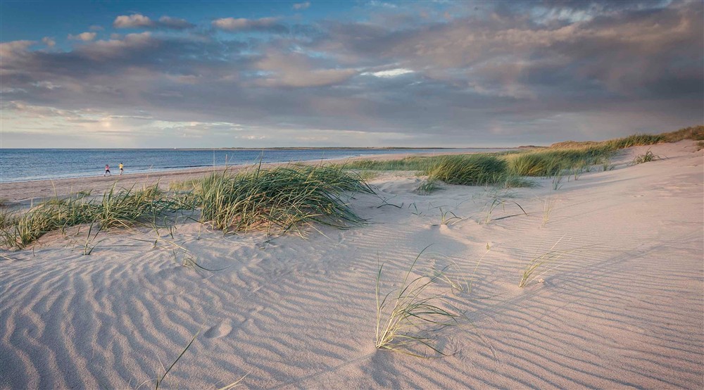 The beach at Blakeney Lodge in Blakeney, Norfolk