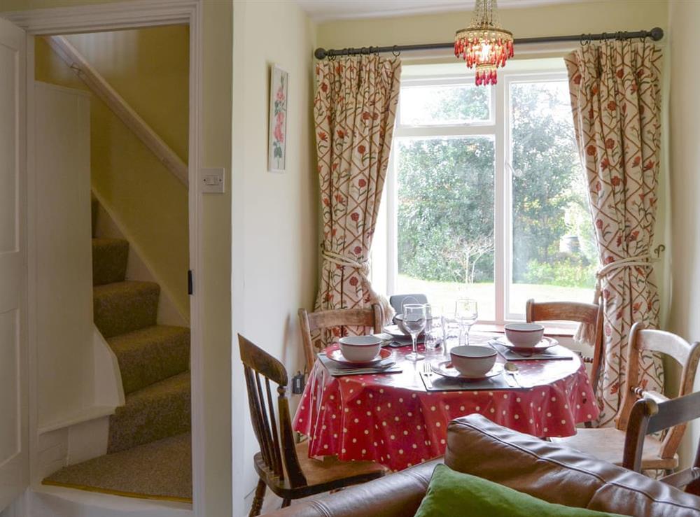 Dining Area at Hollyhock Cottage, 
