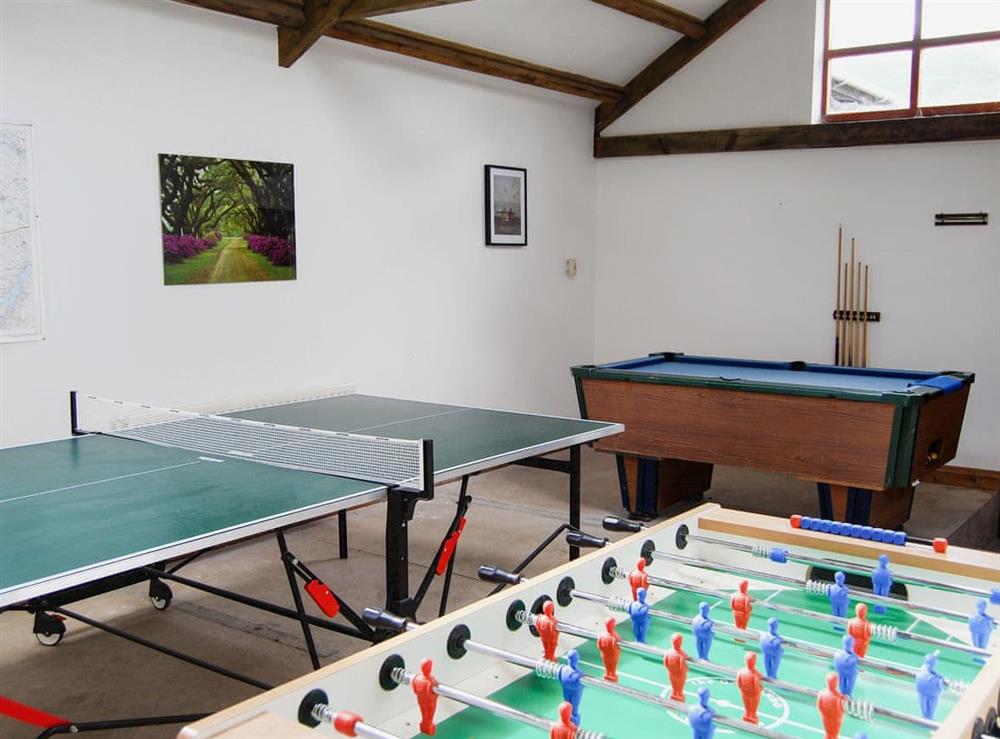 Games room at Blencathra in Penrith, Cumbria