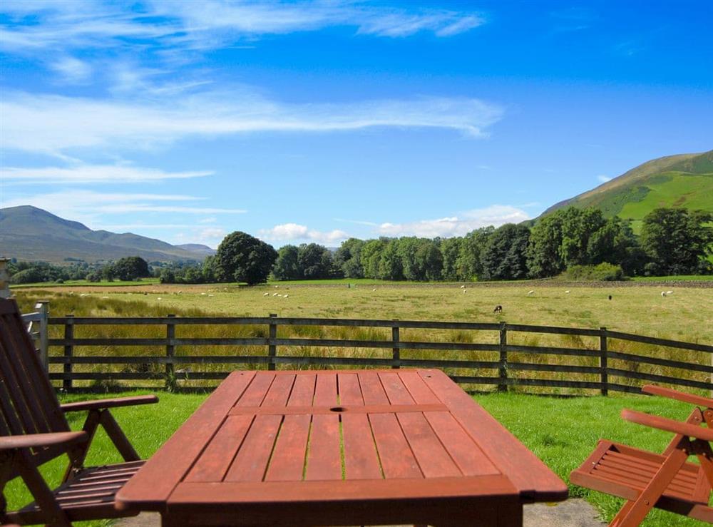 Sitting-out-area at Blencathra in Penrith, Cumbria