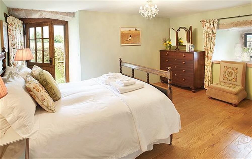 The Garden Bedroom (5’ double bed) has a private en suite with a wet room at Blencowe Hall, Blencowe