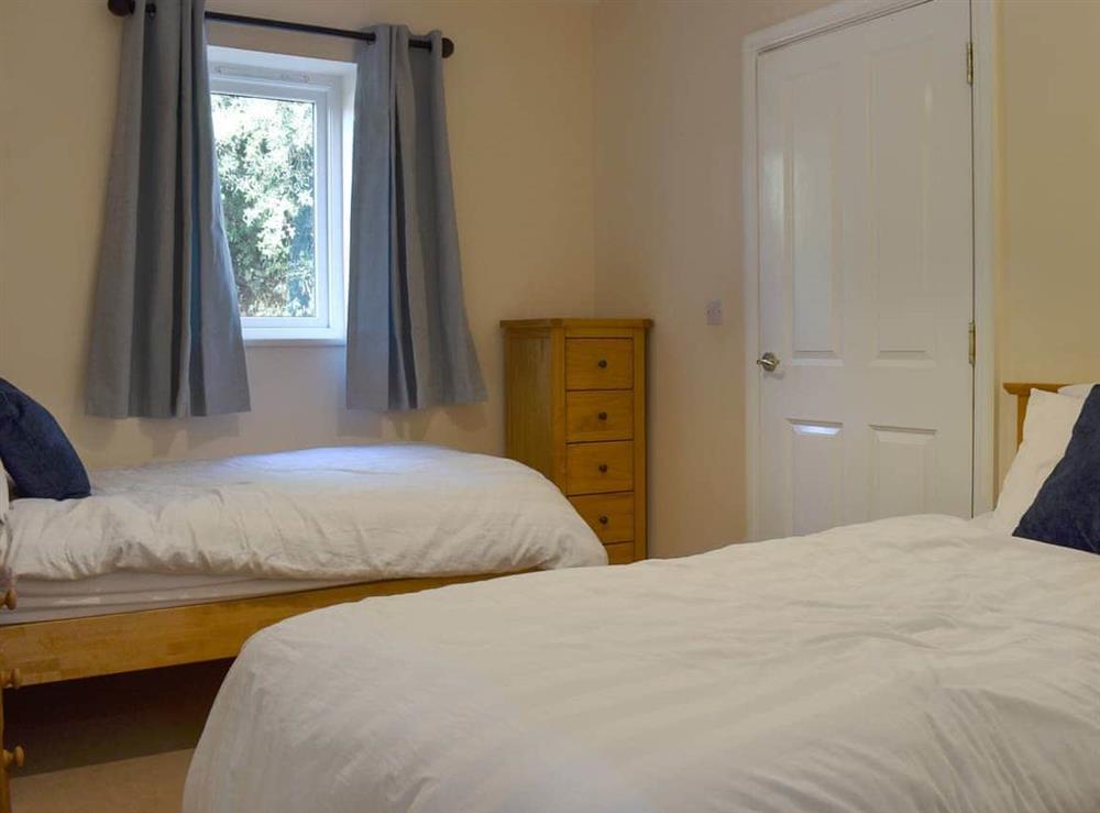 Twin bedroom at Blenheim Park House in Minehead, Somerset