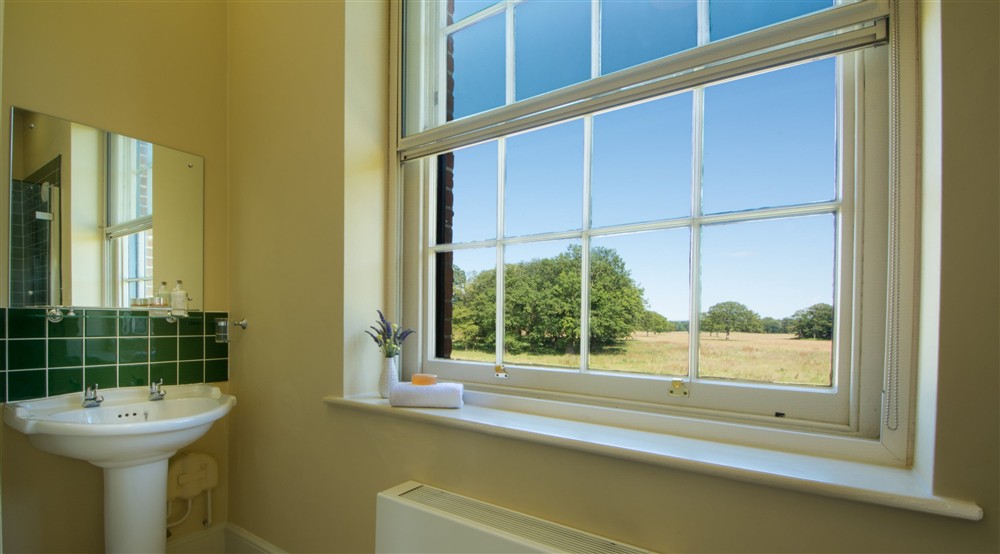 The En-Suite shower room at Blickling Tower in Blickling, Norfolk