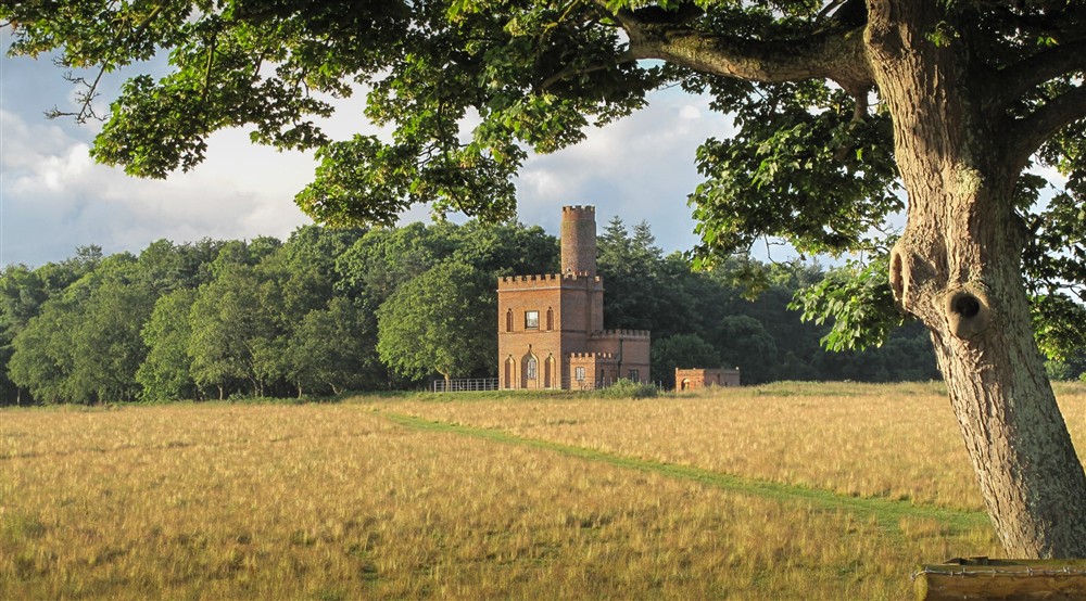 The exterior of Blickling Tower, Norfolk at Blickling Tower in Blickling, Norfolk