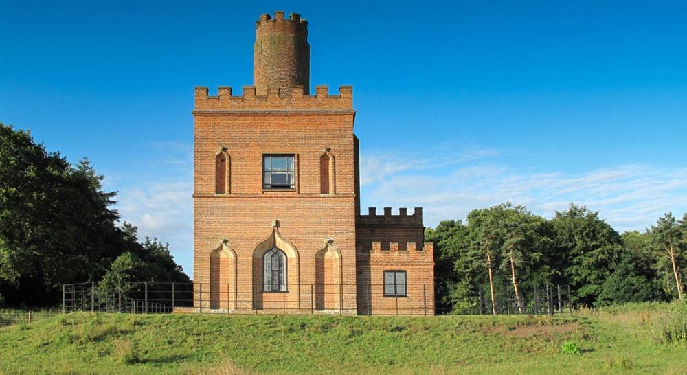 The exterior of The Tower, nr Aylsham, Norfolk at Blickling Tower in Blickling, Norfolk