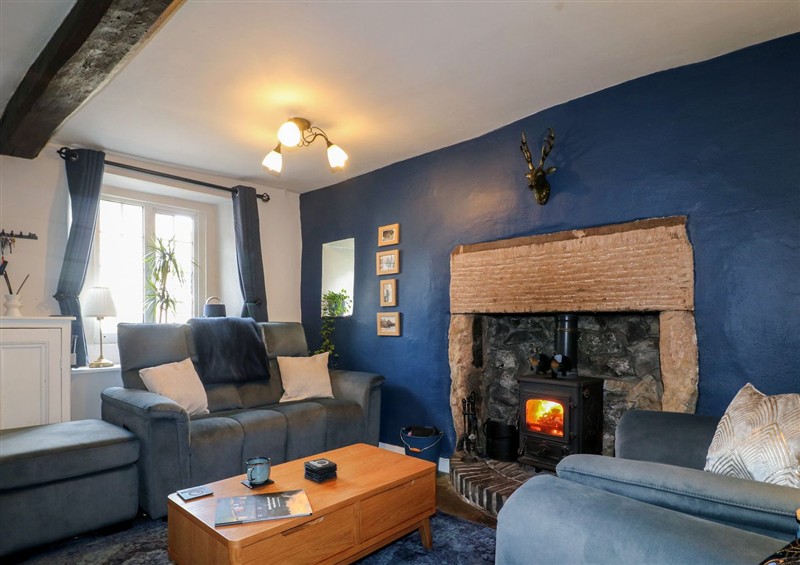 The living room at Blindwell House, Darley Dale