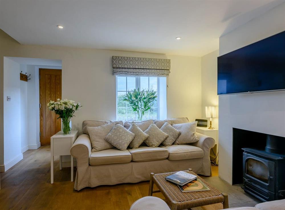 Living room at Bliss Cottage in North Creake, near Wells-next-the-Sea, Norfolk