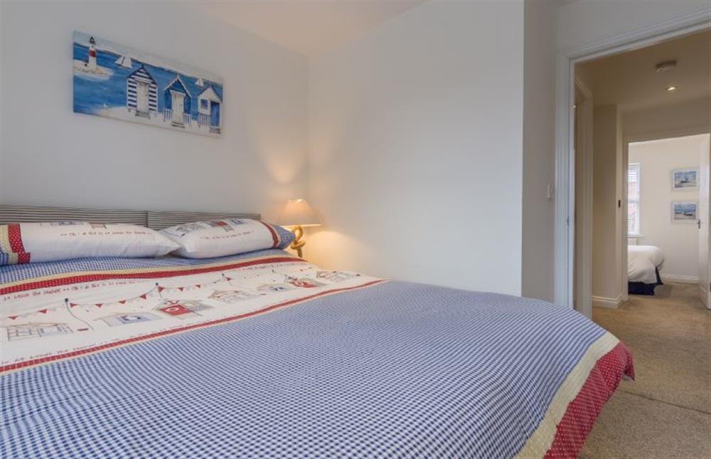 First floor: Bedroom two at Blossom Cottage, Brancaster near Kings Lynn