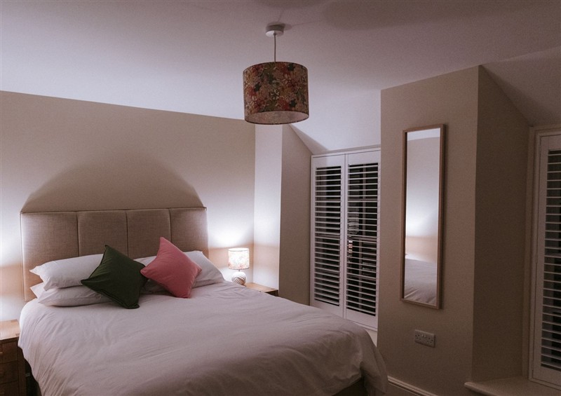 One of the bedrooms at Blucks cottage, St Agnes