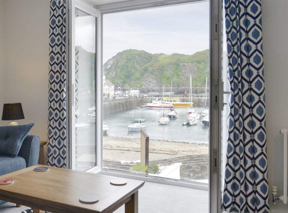 Stylish living room at Blue Beach House in Ilfracombe, Devon