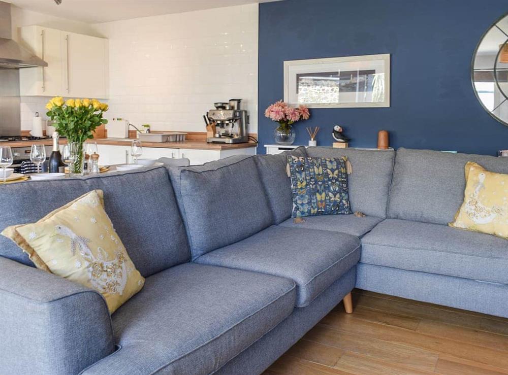 Open plan living space at Blue Bell Barn in Bluebell Barn, Cornwall