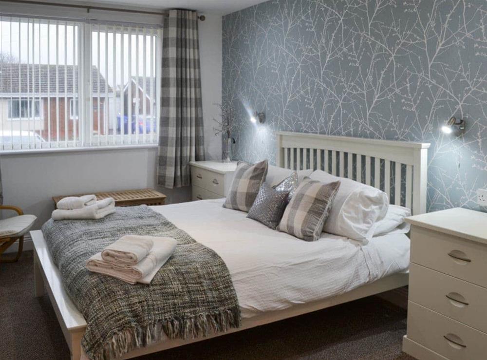 Double bedroom at Blue Caps in Beadnell, Northumberland