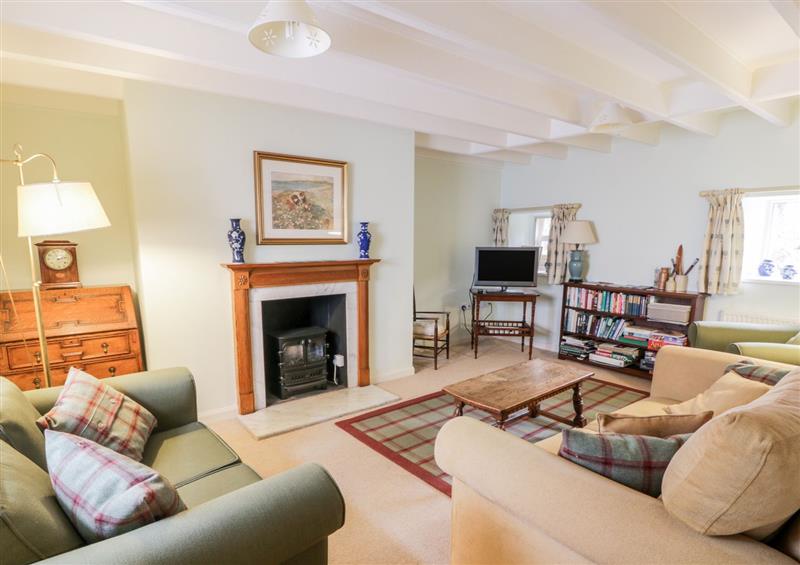 Relax in the living area at Blue Door, Kirkcudbright