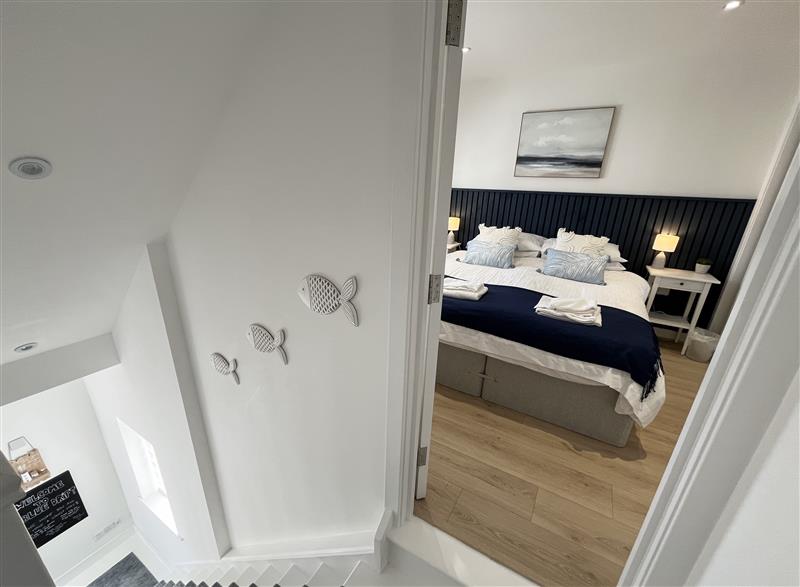 One of the bedrooms at Blue Drift, Budleigh Salterton