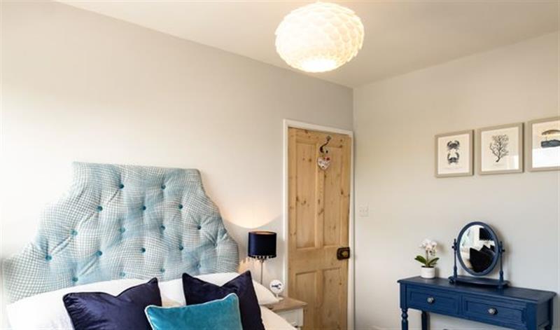 One of the 3 bedrooms at Blue Lobster Cottage, Port Isaac
