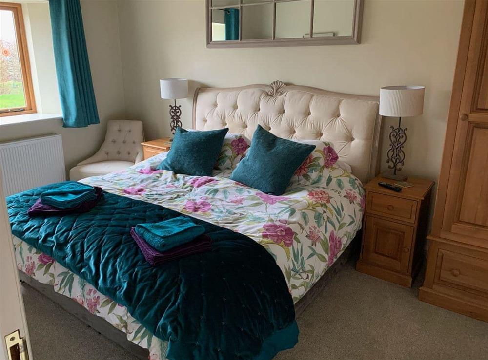 Double bedroom at Blue Mountain Barn in Scalby, Scarborough, North Yorkshire., Great Britain