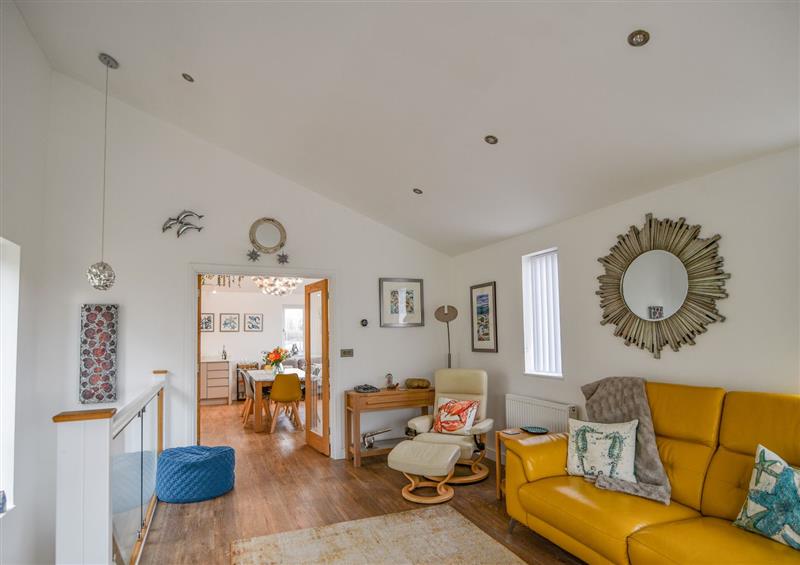 Relax in the living area at Blue Neptune, Lyme Regis