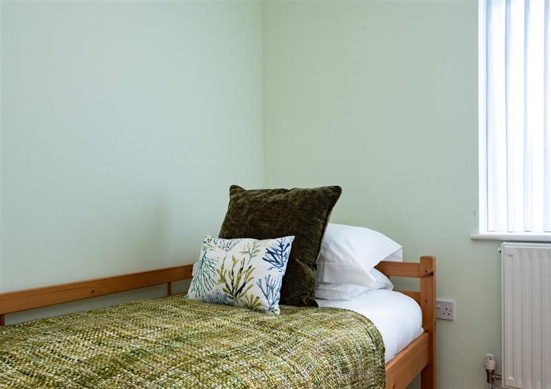 One of the bedrooms at Blue Ridge, Polzeath