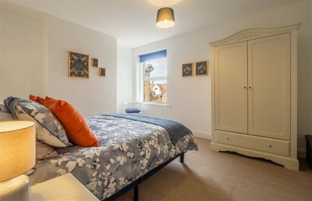 First floor: Master bedroom at Blue Skies Apartment, Hunstanton