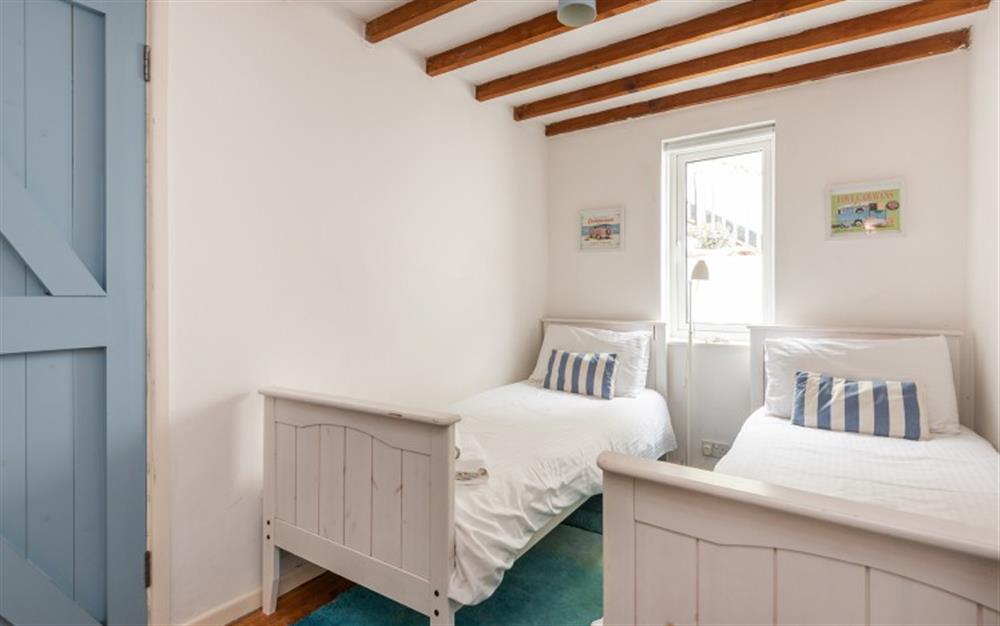 Another look at the twin room.  at Blue Skies in Noss Mayo