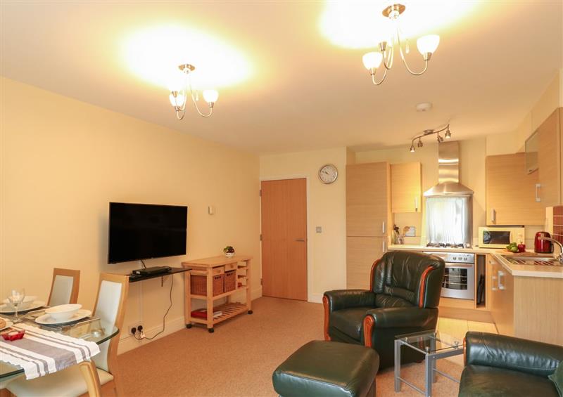 The living area at Blue Waters 4, Southbourne