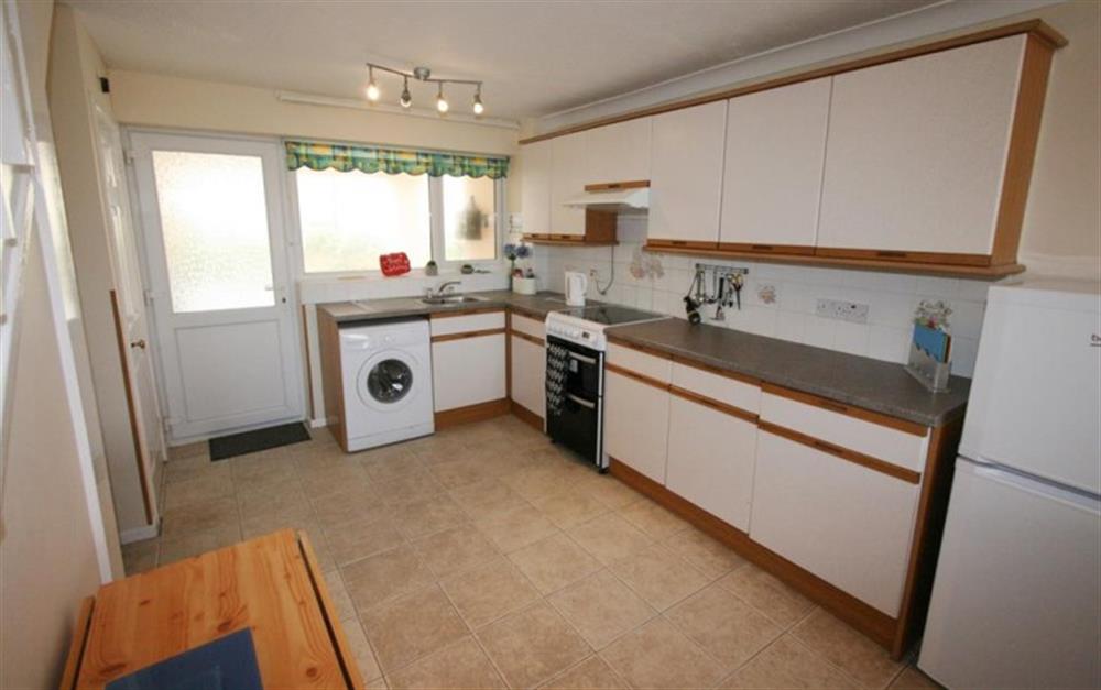 Kitchen area at Blue Waters in Perranporth