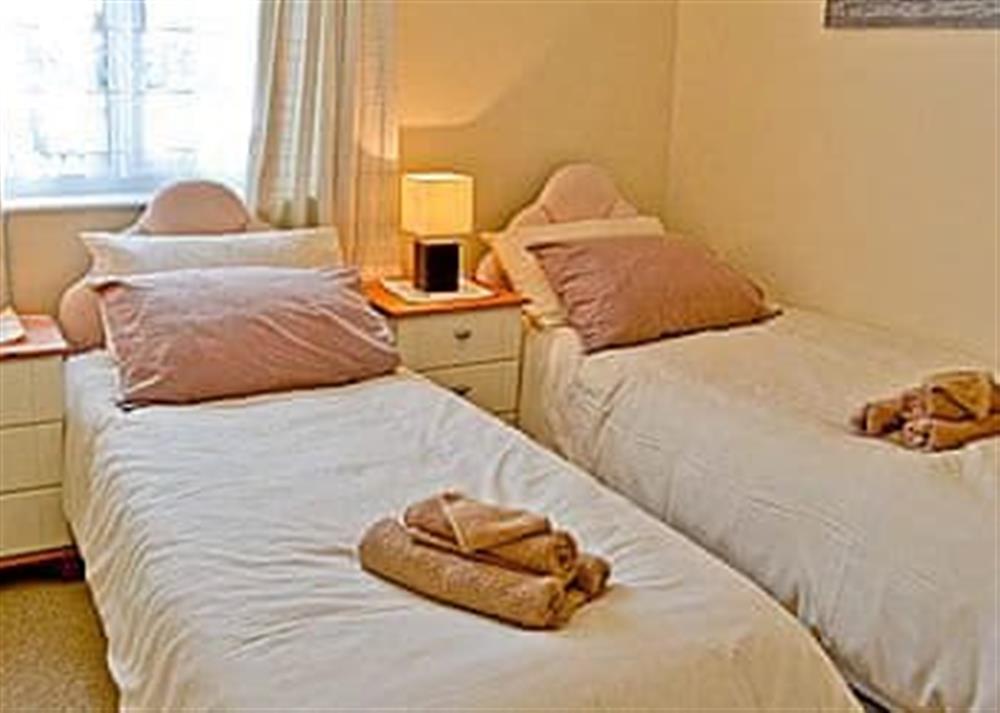 Twin bedroom at Blue Waves in Perranporth, Cornwall