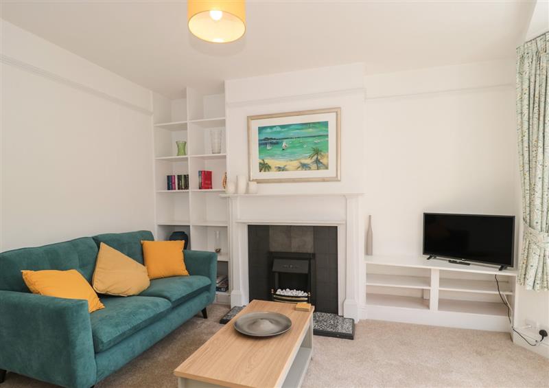 Enjoy the living room at Bluebell Apartment, Swanage