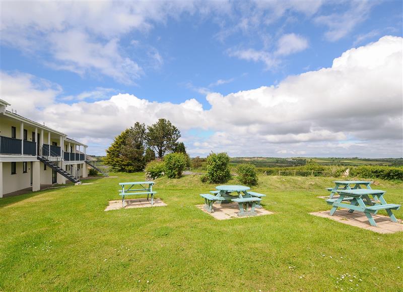 The setting around Bluebell at Moorhead Country Holidays