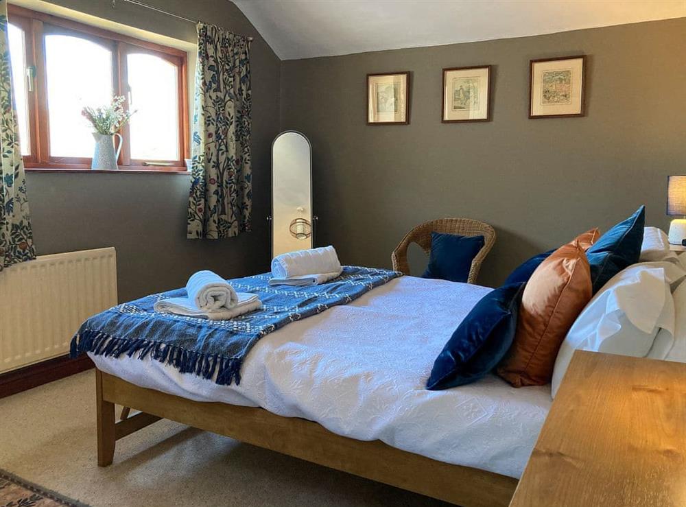 Double bedroom at Bluebell Barn in Great Strickland, near Penrith, Cumbria
