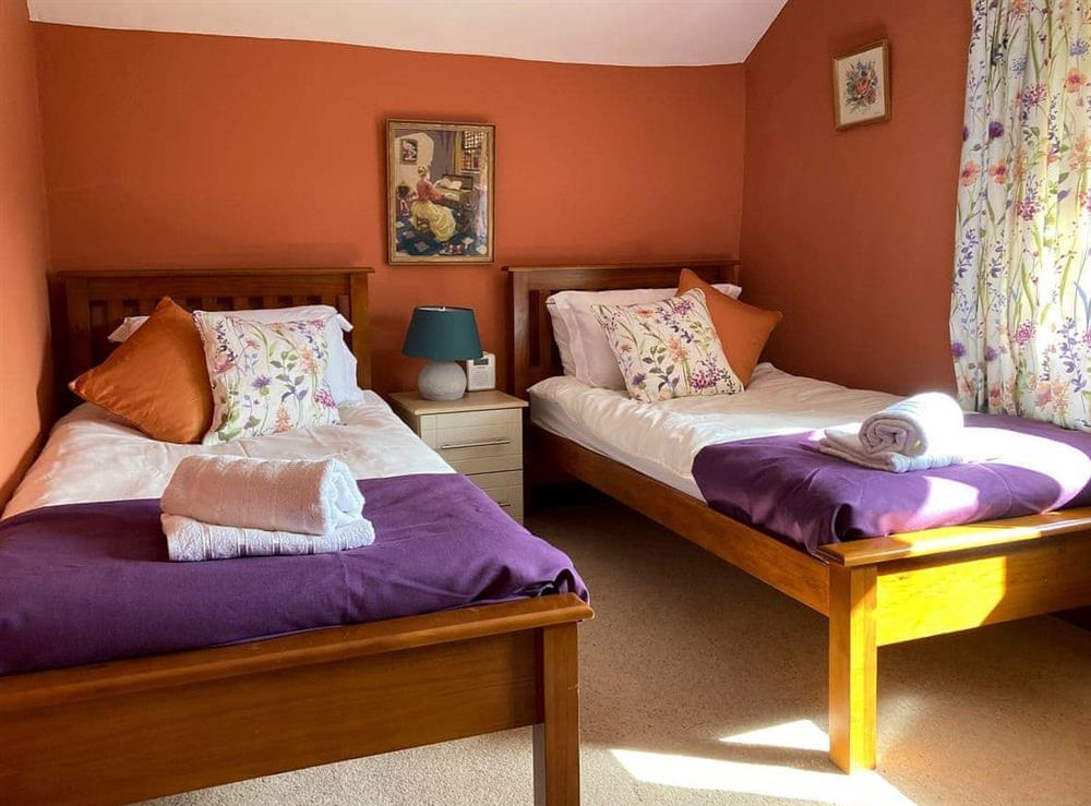 Twin bedroom at Bluebell Barn in Great Strickland, near Penrith, Cumbria