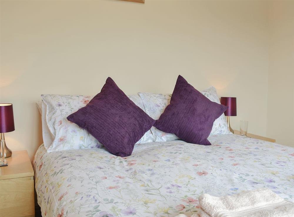 Comfy double bedroom at Bluebell Barn in Newbiggin on Lune, near Kirkby Stephen, Cumbria