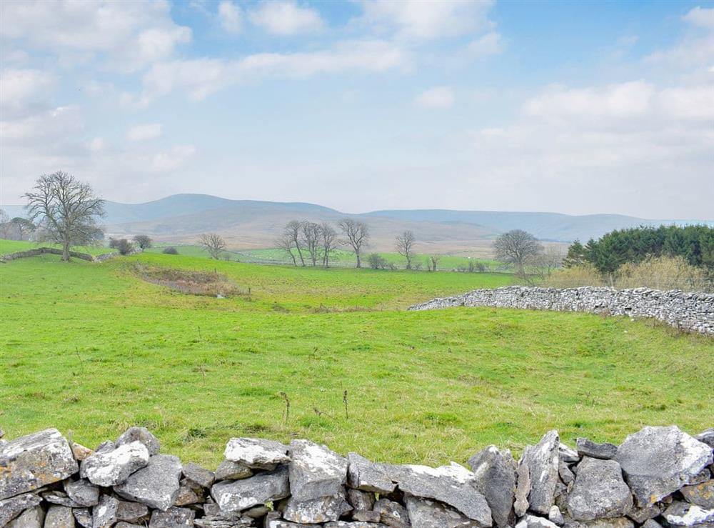 Wonderful views of the surrounding countryside at Bluebell Barn in Newbiggin on Lune, near Kirkby Stephen, Cumbria