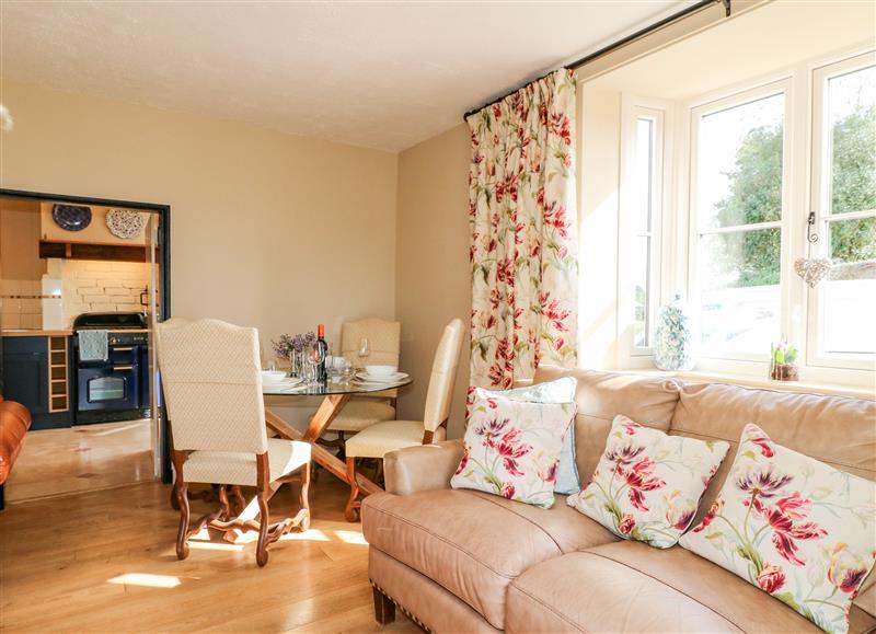 The living area at Bluebell Cottage, Bellamour near Rugeley