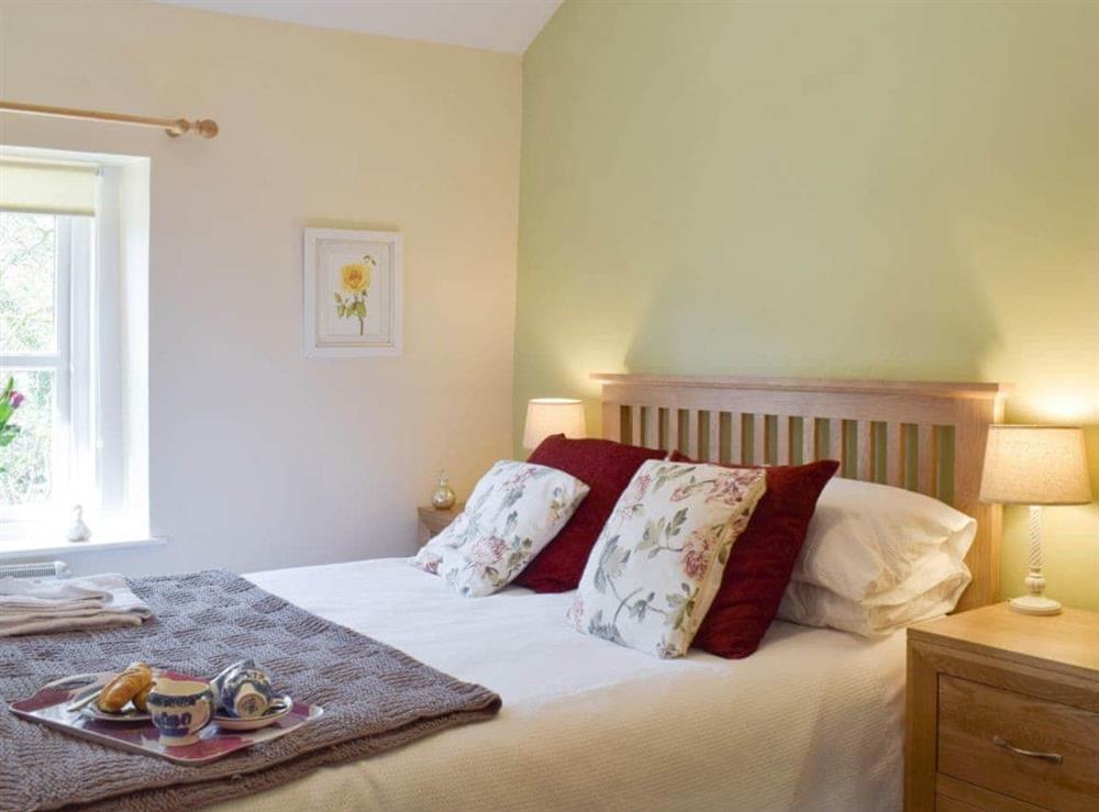 Relaxing double bedroom at Bluebell Cottage in Calder Vale, near Garstang, Lancashire