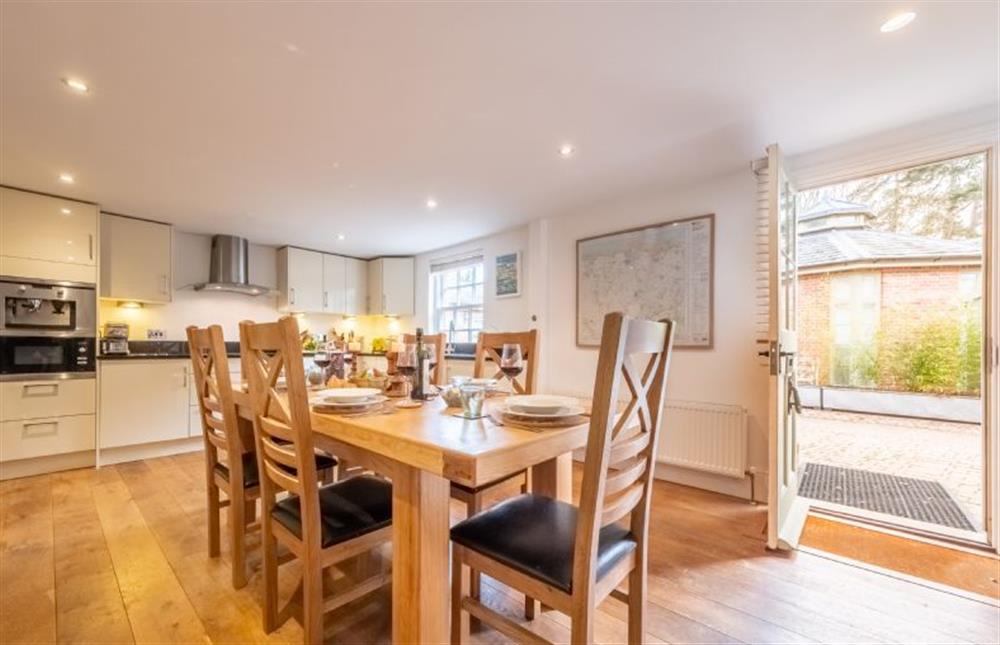 Enter in to open-plan kitchen/ diner at Bluebell Cottage, Little Walsingham