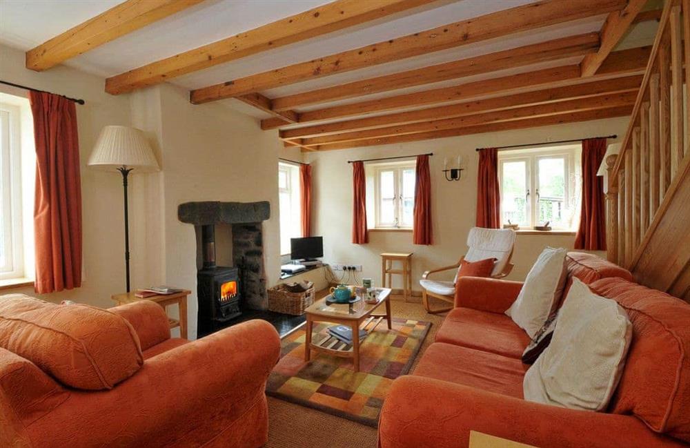 Relax in the living area at Bluebell Cottage in Llanrwst & Betws y Coed, Gwynedd