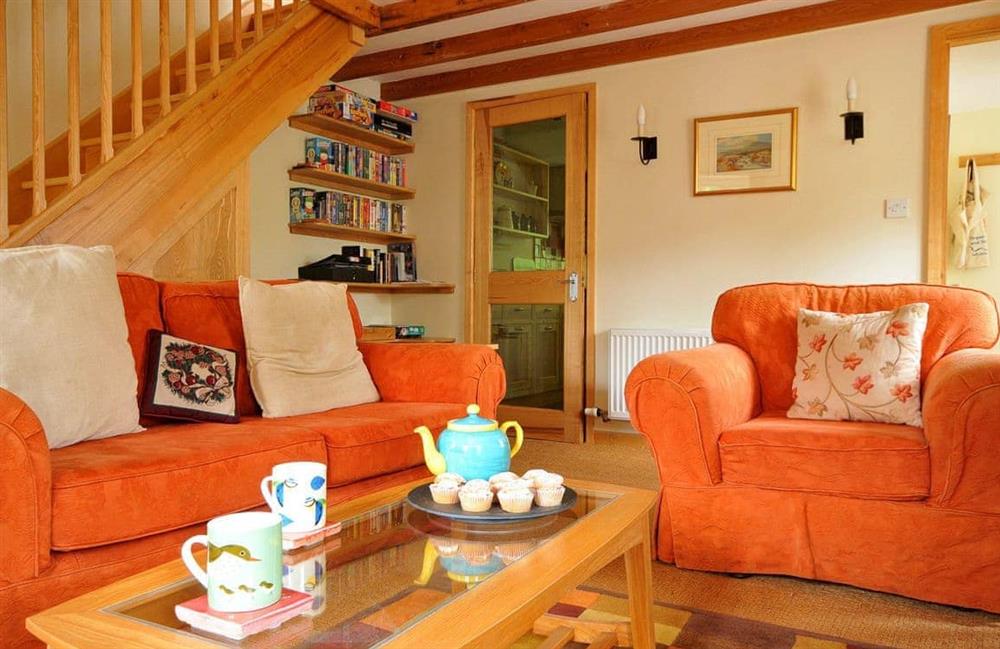 This is the living room at Bluebell Cottage in Llanrwst & Betws y Coed, Gwynedd