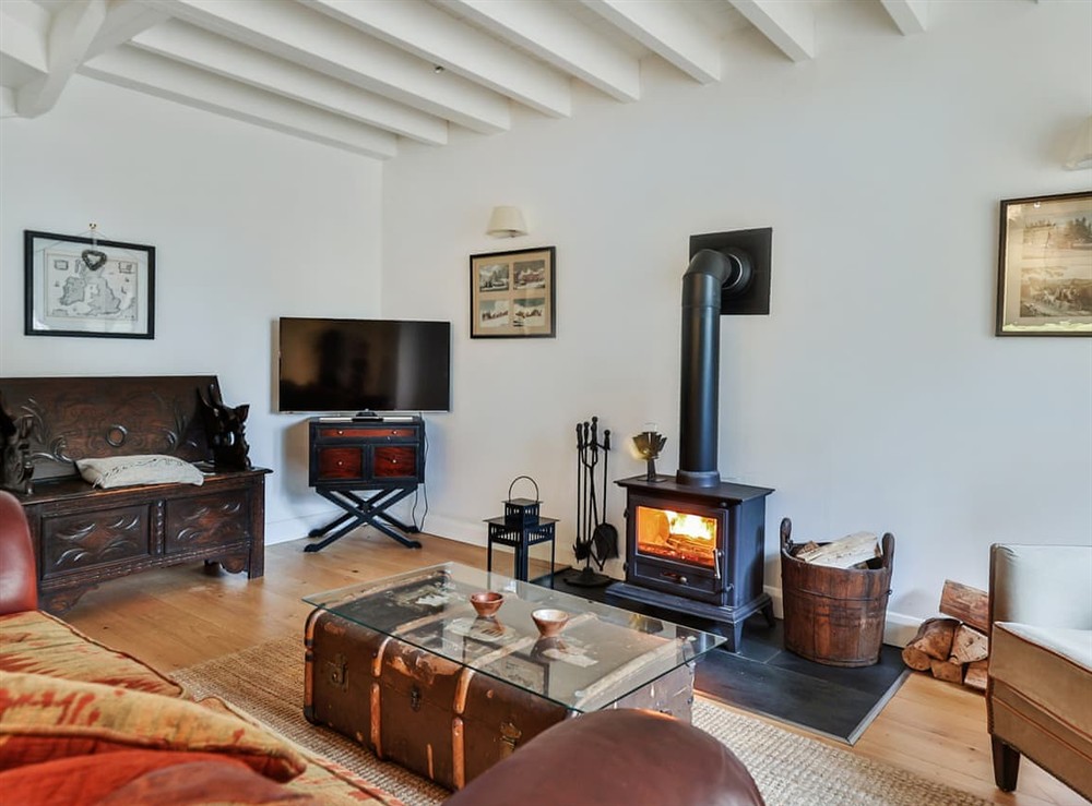 Living room at Bluebell Cottage in Mellor, Lancashire