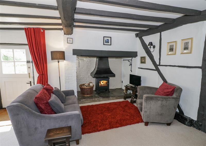The living room at Bluebell Cottage, Shottery