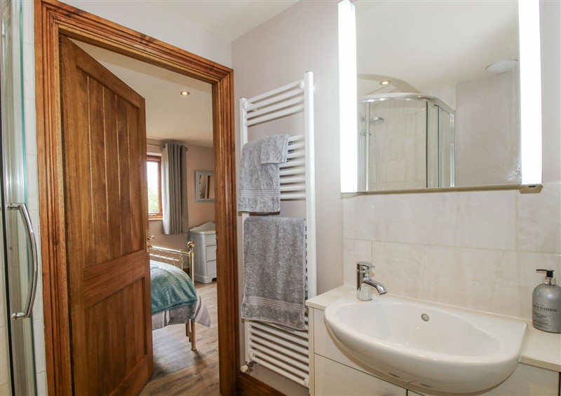 This is the bathroom at Bluebell Cottage, Tenbury Wells