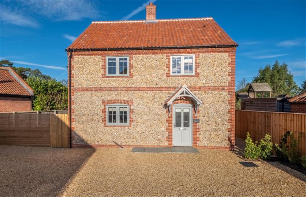 Front elevation of Bluebell Cottage with plenty of parking (photo 2) at Bluebell Cottage, Thornham near Hunstanton