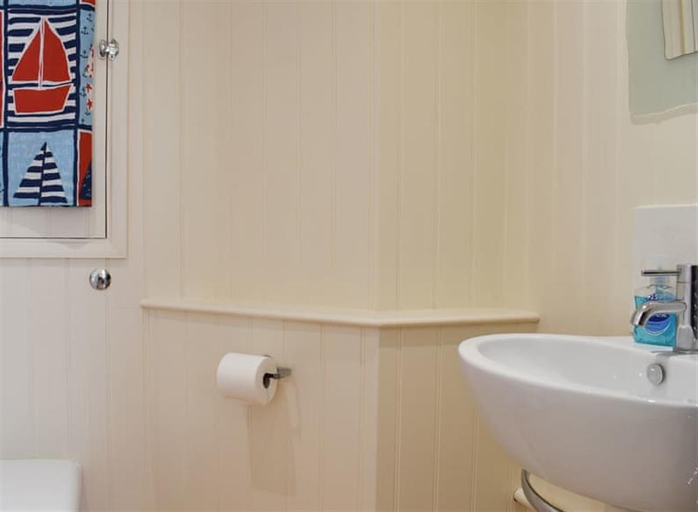 Attractive bathroom at Bluebell Cottage in Whitstable, Kent