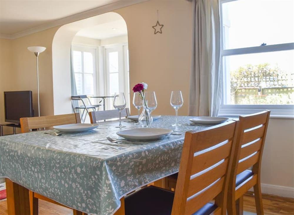 Delightful dining table and chairs at Bluebell Cottage in Whitstable, Kent