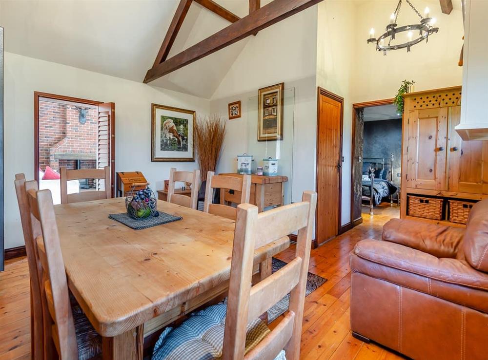 Dining Area at Bluebell Lodge in Burgh le Marsh, Lincolnshire