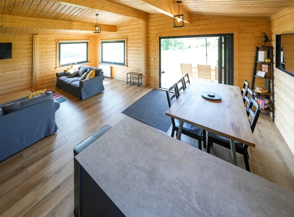 Open plan living space (photo 2) at Bluebell Lodge in Hittisleigh, Devon